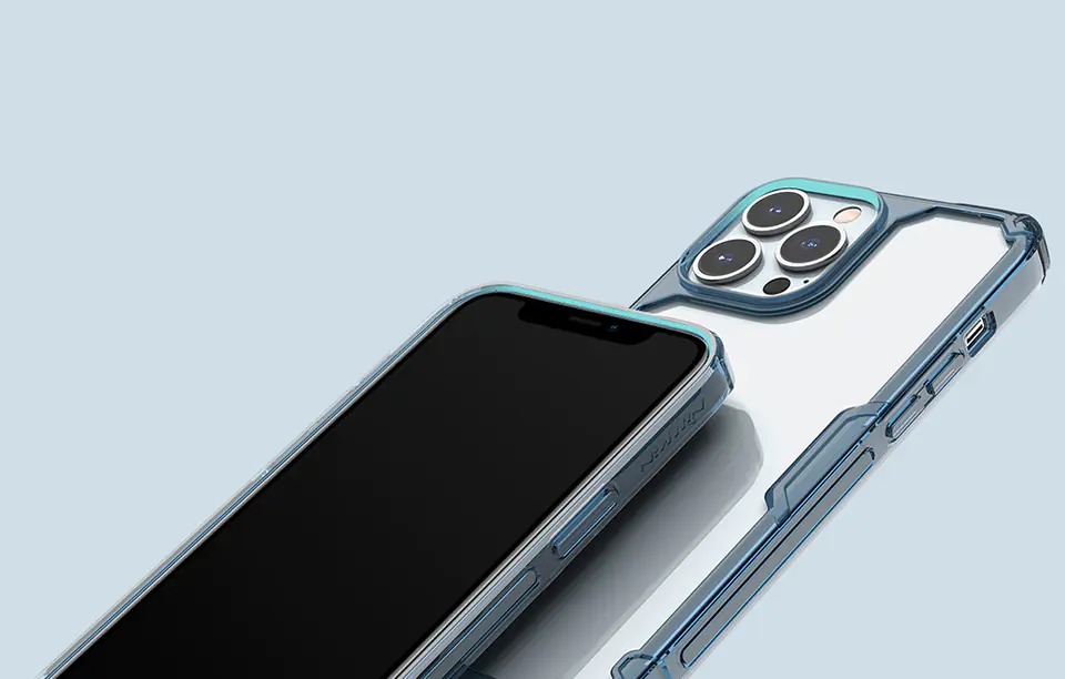 Etui Nillkin Nature TPU Pro do Apple iPhone 13 Pro (niebieskie)