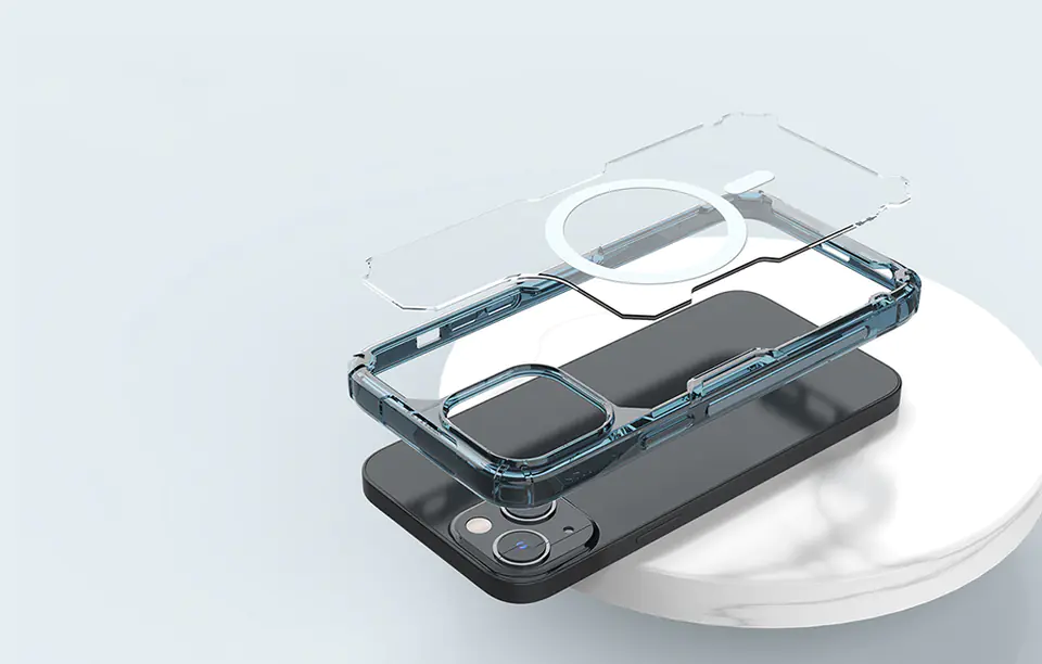 Nillkin Nature TPU Pro Magnetic Case for Apple iPhone 14 (Blue)