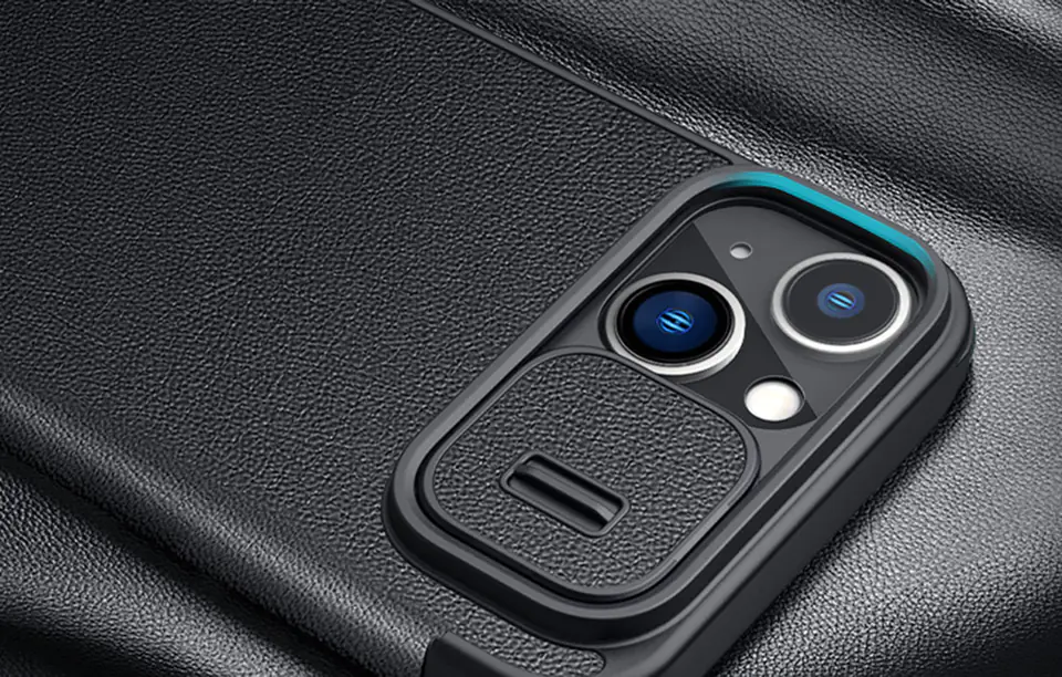 Nillkin Qin Pro Leather Case for iPhone 14 Plus (Black)