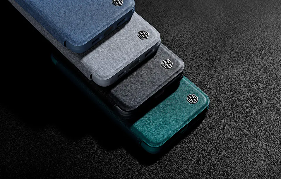 Nillkin Qin Pro Leather Case for iPhone 14 Plus (Black)