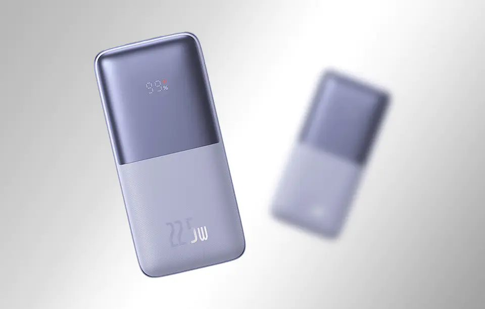 Powerbank Baseus Bipow Pro 10000mAh, 2xUSB, USB-C, 22.5W (purple)