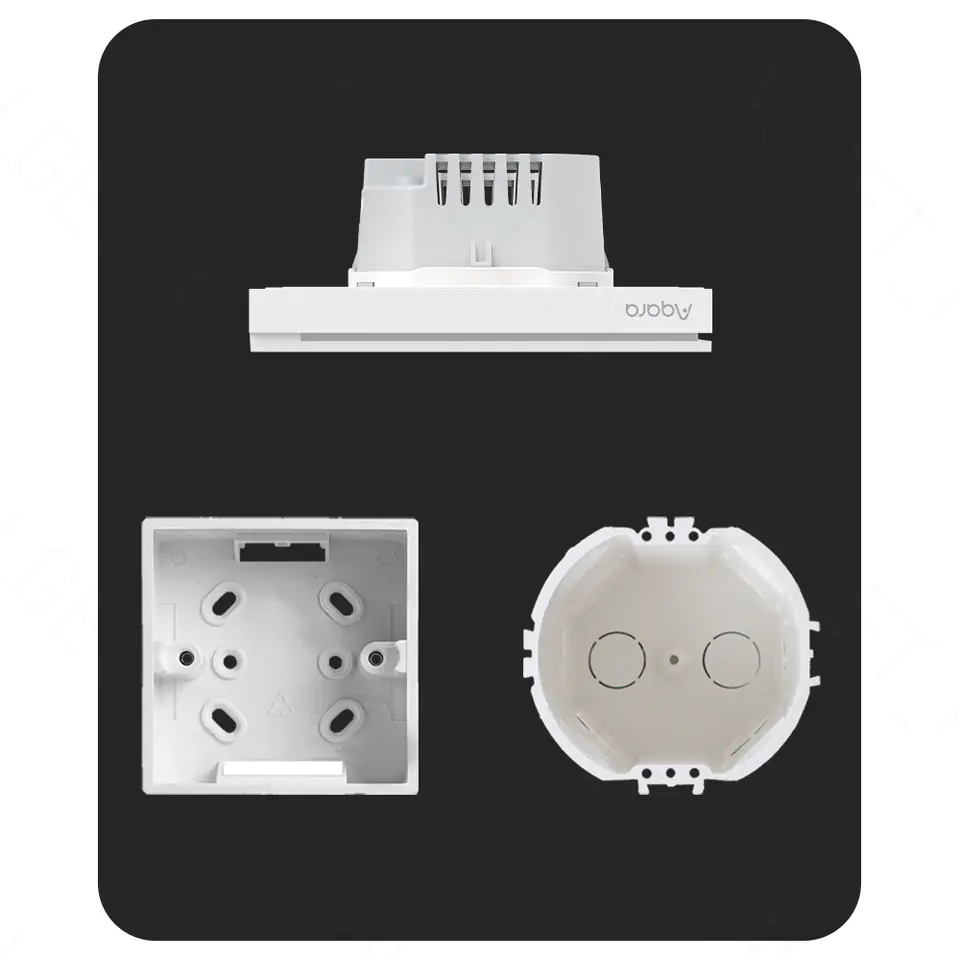 Aqara WS-EUK01 light switch Polycarbonate (PC) White
