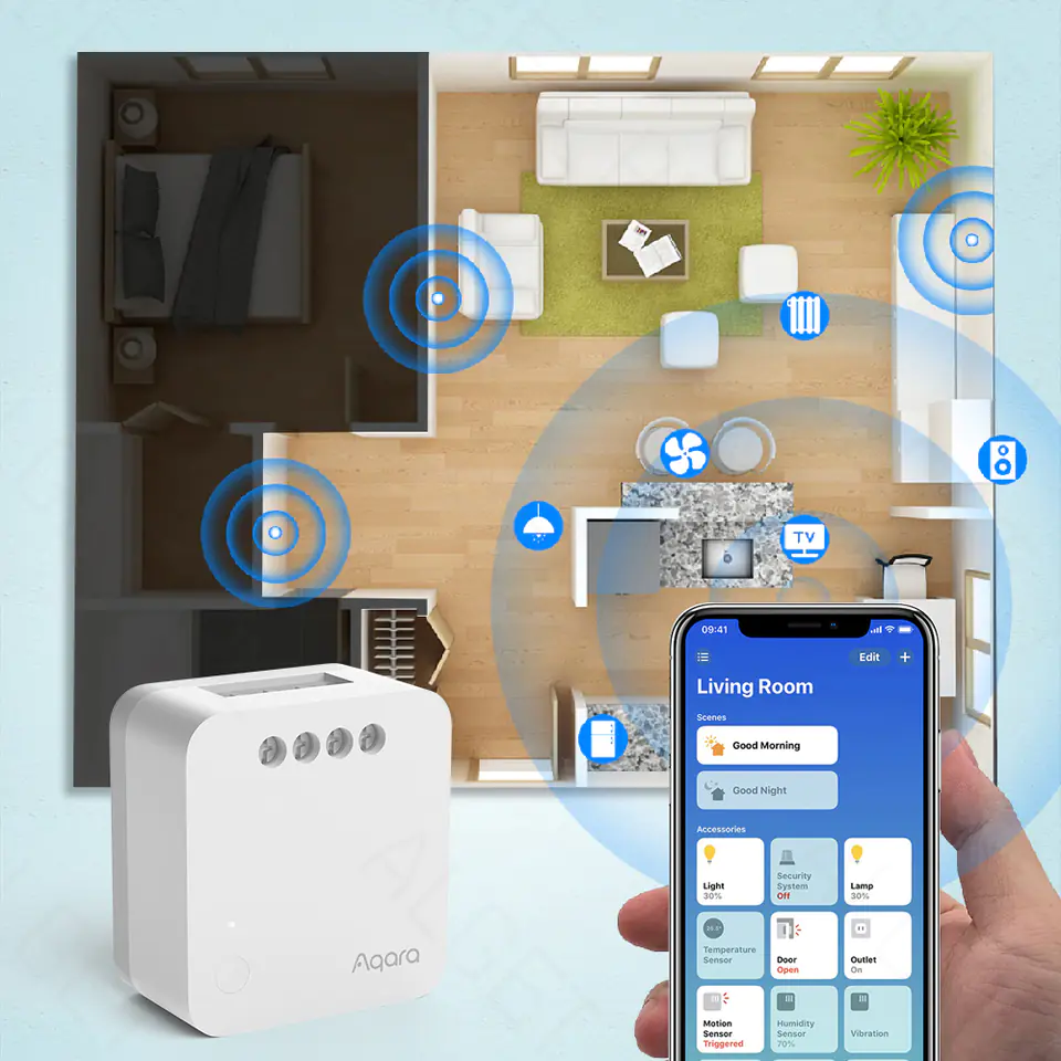 AQARA SINGLE SWITCH MODULE T1 PRZEŁĄCZNIK PO