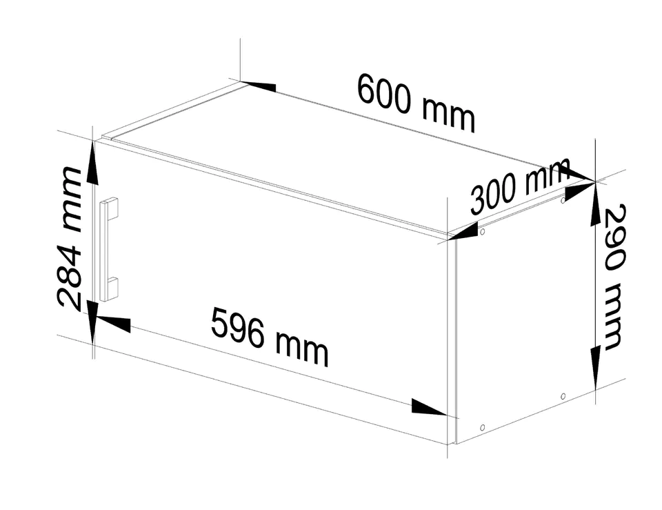 Szafka LIMA W60OK BIAŁY/DĄB SONOMA