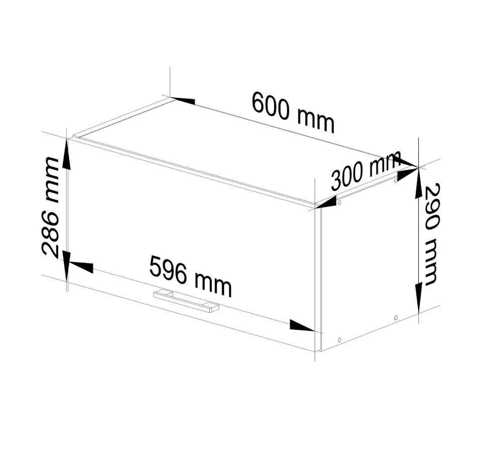 Szafka OLIWIA W60OK BIAŁA