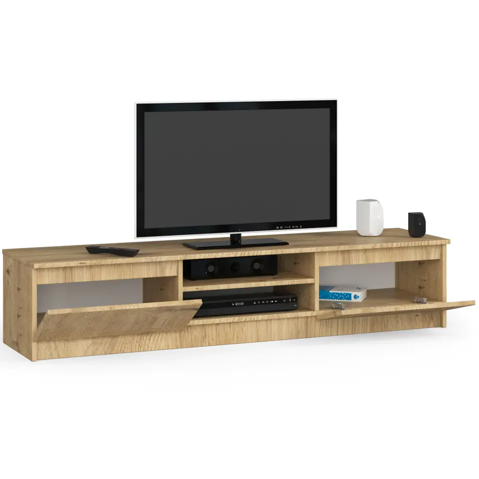 Mkric MUEBLE TV MONTE 1 PTA CORR/2C 160 CM GRIS