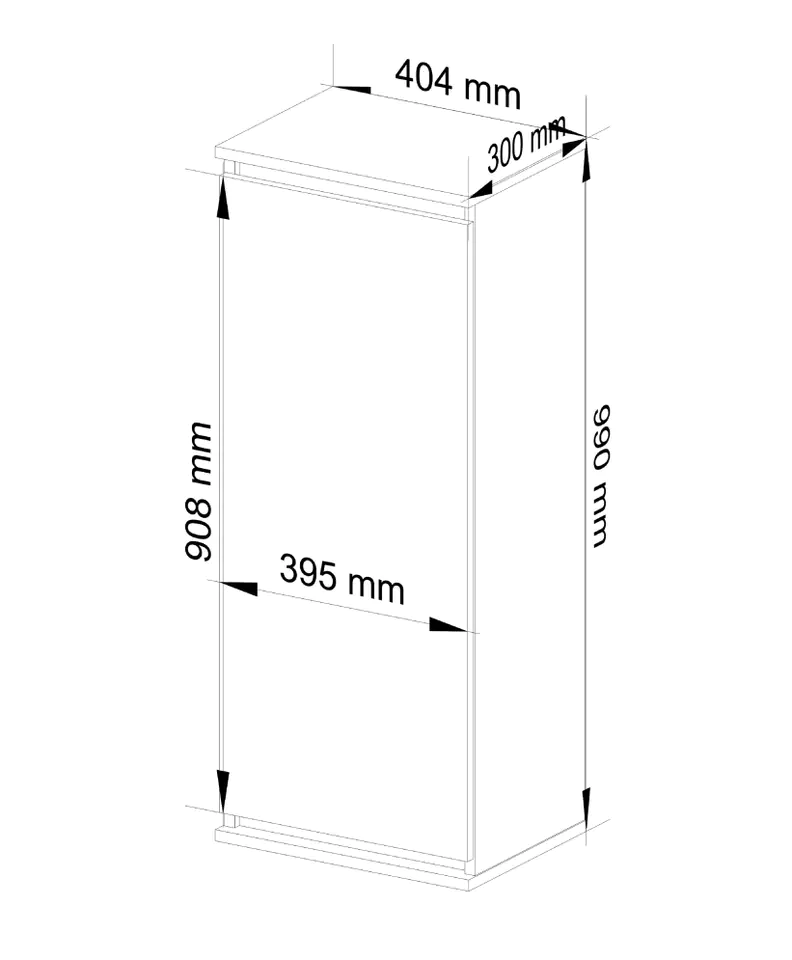 Display cabinet - Wall cabinet W 40 cm CLP White / Sonoma Oak