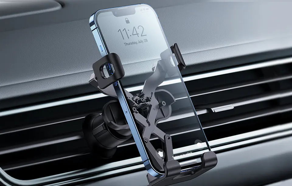 Baseus Lite Gravity Car Holder for Grille (Black)