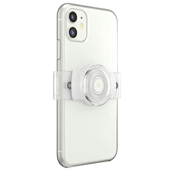 Popsockets PopGrip Slide Stretch 805497 uchwyt i podstawka do telefonu biały/white