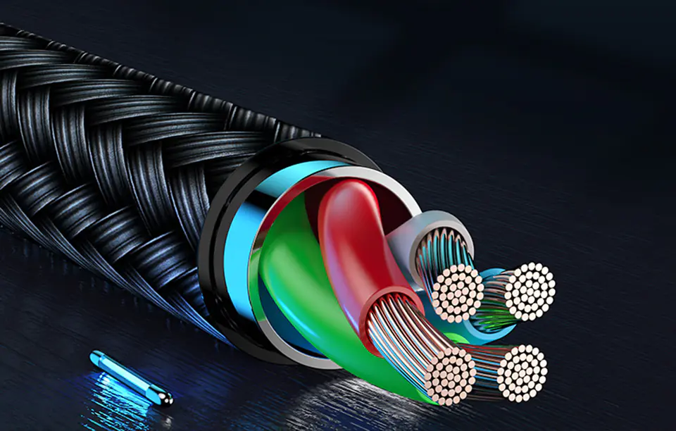 USB Cable for Lightning Joyroom Sharp S-M411 3A, 2m (Black)