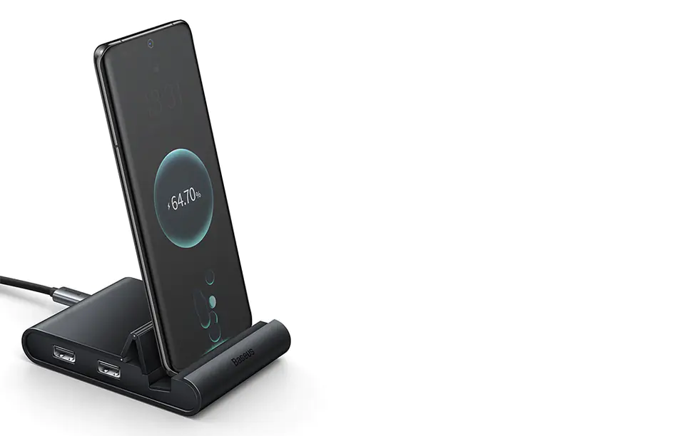 Docking station, USB-C HUB Baseus Mate Docking Pro for smartphones, PD, 100W (Black)