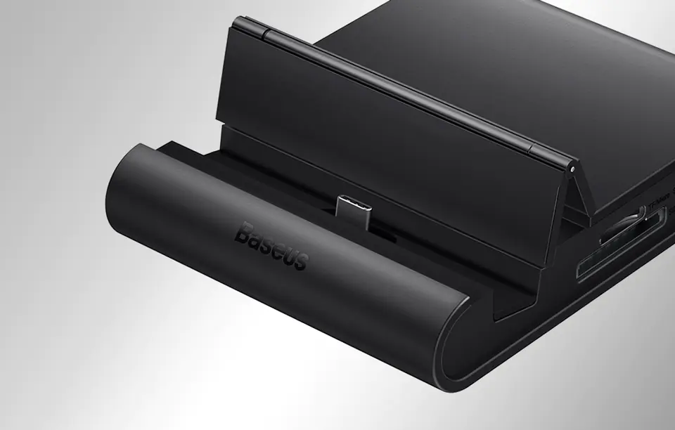 Docking station, USB-C HUB Baseus Mate Docking Pro for smartphones, PD, 100W (Black)