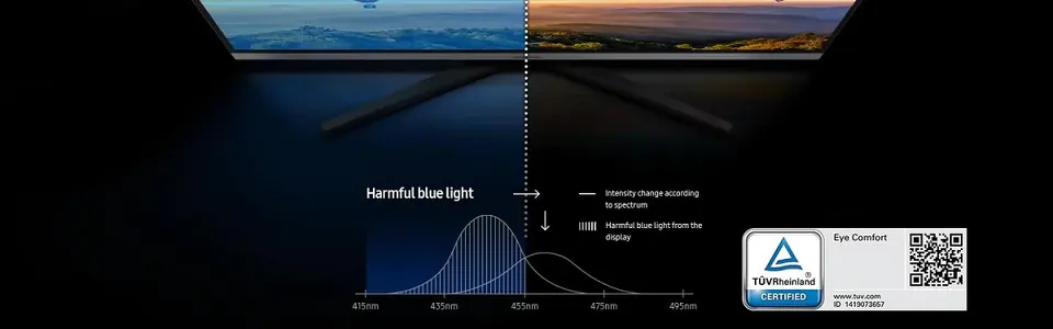 Samsung U28R550UQR 71.1 cm (28") 3840 x 2160 pixels 4K Ultra HD LED Blue, Grey