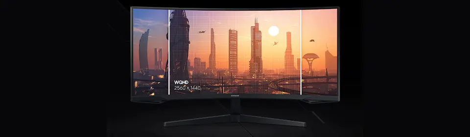 MONITOR SAMSUNG LED ODYSSEY G5 34" LC34G55TWWPXEN