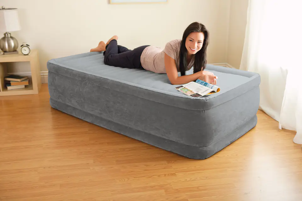 Air mattress 191x99cm with single pump Intex DELUXE 64412ND