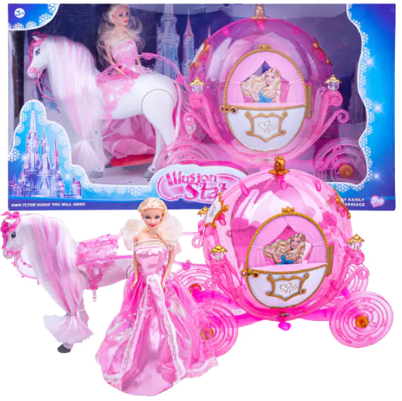 Barbie discount princess carriage