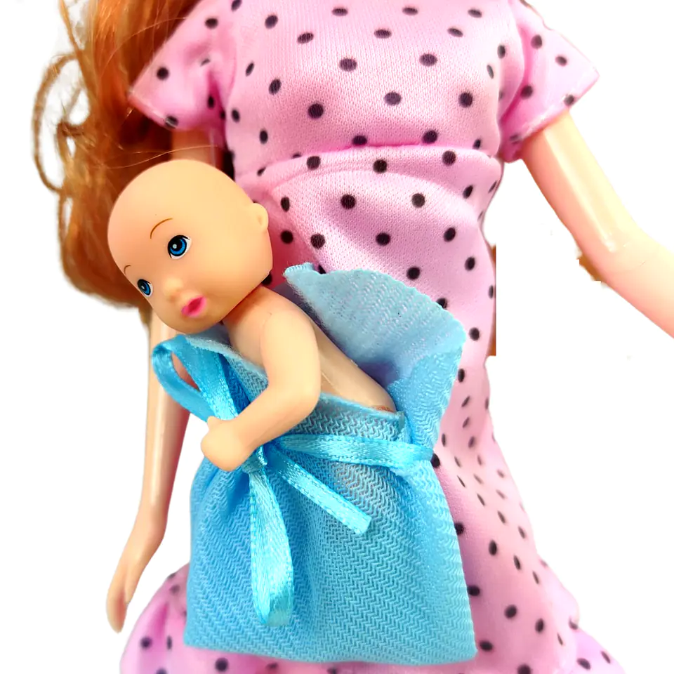 Barbie with discount baby in belly