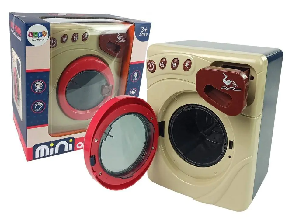 Battery operated best sale toy washing machine