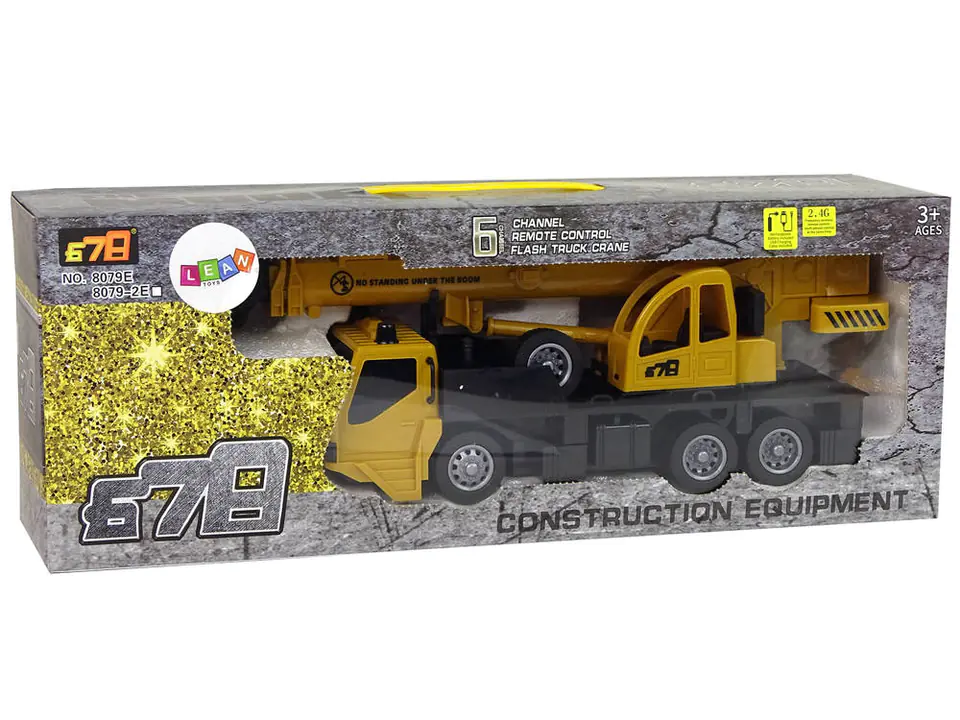 Remote control best sale crane truck toy