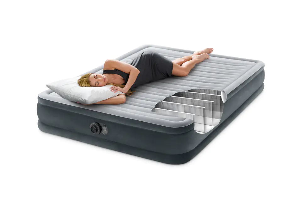 Air mattress 203x152cm with pump 2-person 67770ND