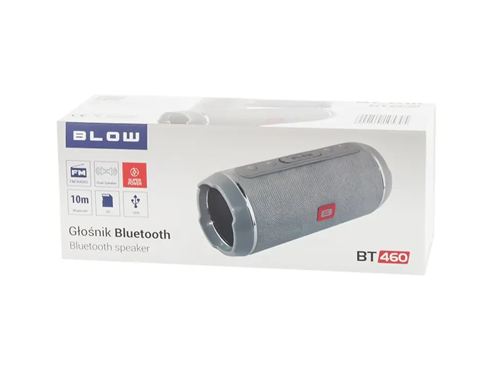 Blow Coluna Bluetooth BT460 2x10W Rádio Fm Black