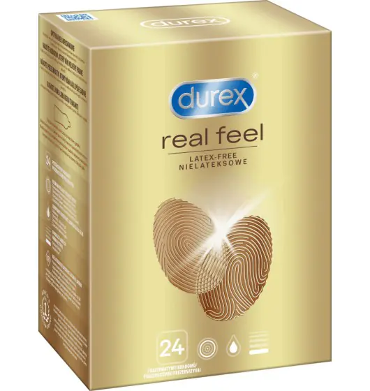 Durex Durex Latex Free Condoms Real Feel 24 pcs Latex Free