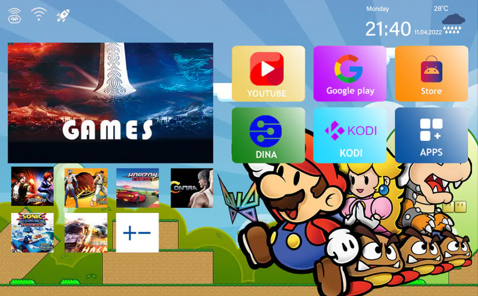 Android TV BOX Game Box GA1 Android 11 2/8 GB