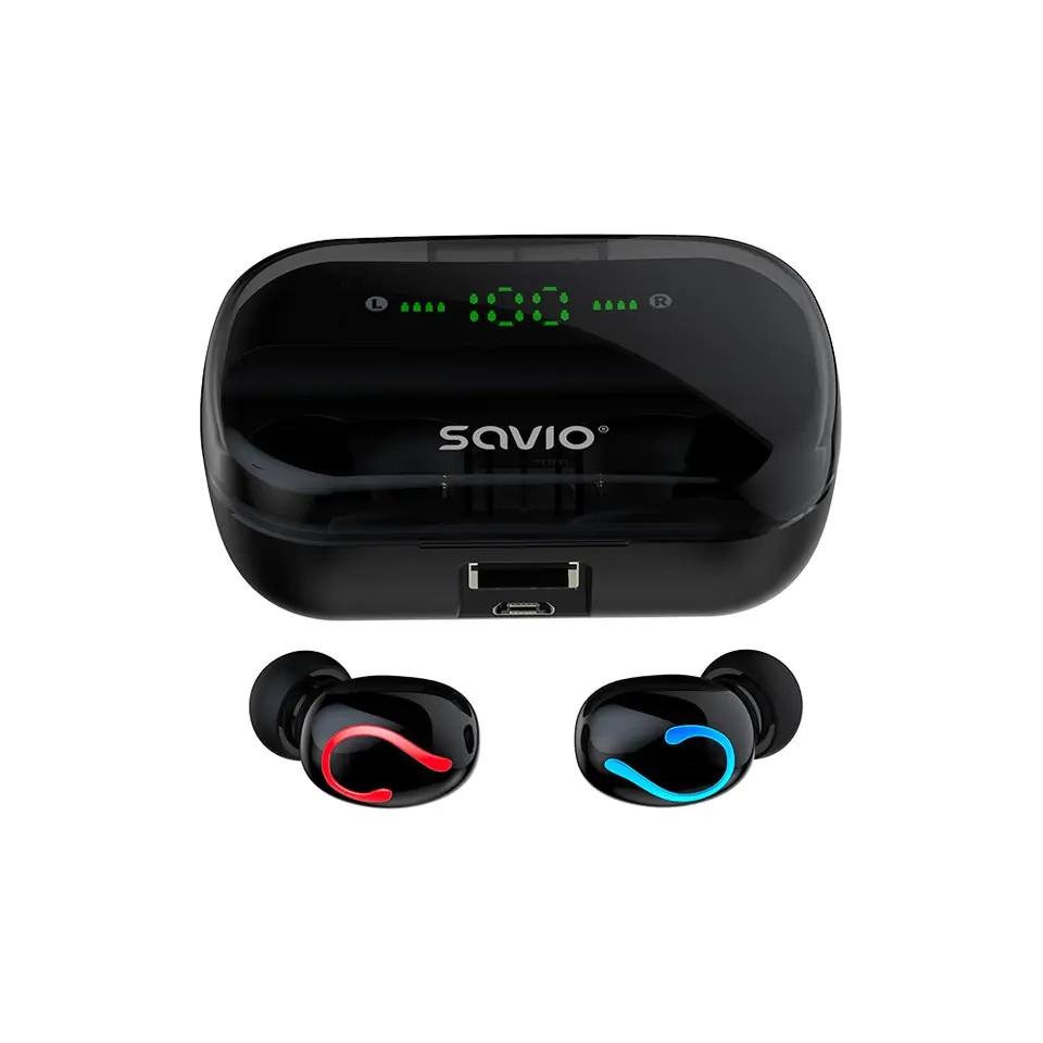 Savio TWS 06 Bluetooth 5.0 EDR headphones headset In ear Black