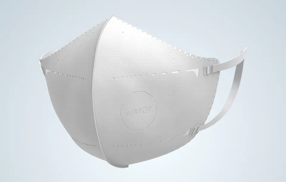 AirPop Pocket anti-smog mask 4pcs. White
