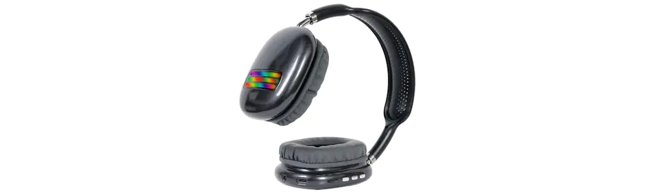 Headphones Gembird &quot;Warsaw&quot; BHP-LED-02-BK (black)