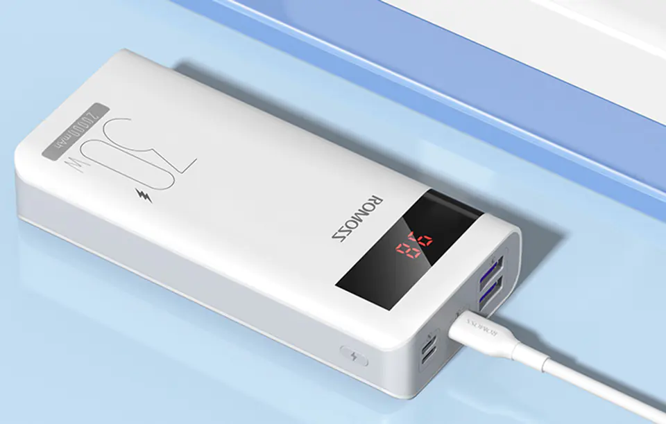 Powerbank Romoss Sense6PS Pro 20000mAh, 30W (biały)