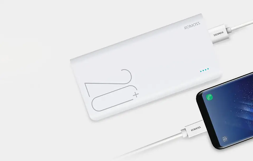 Powerbank Romoss Sense 6+ 20000mAh (biały)