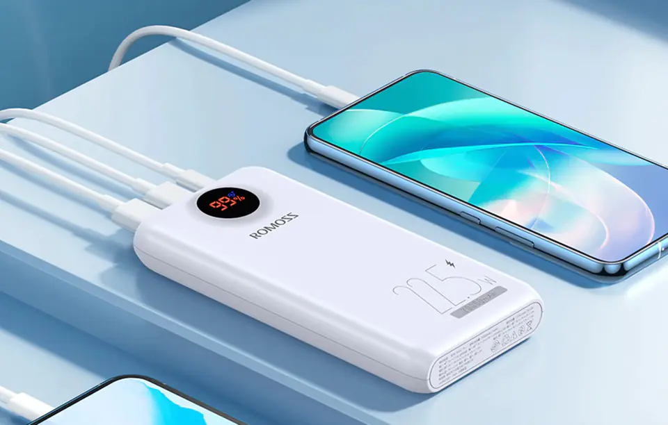 Powerbank Romoss SW20PF 20000mAh, 22.5W (biały)