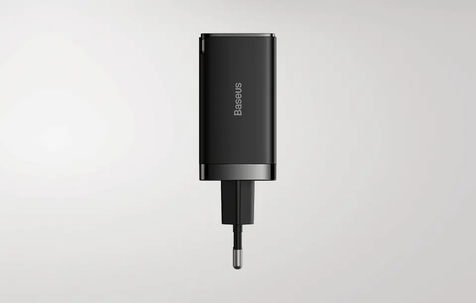 Ładowarka sieciowa Baseus GaN5 Pro 2xUSB-C + USB, 65W (czarna)