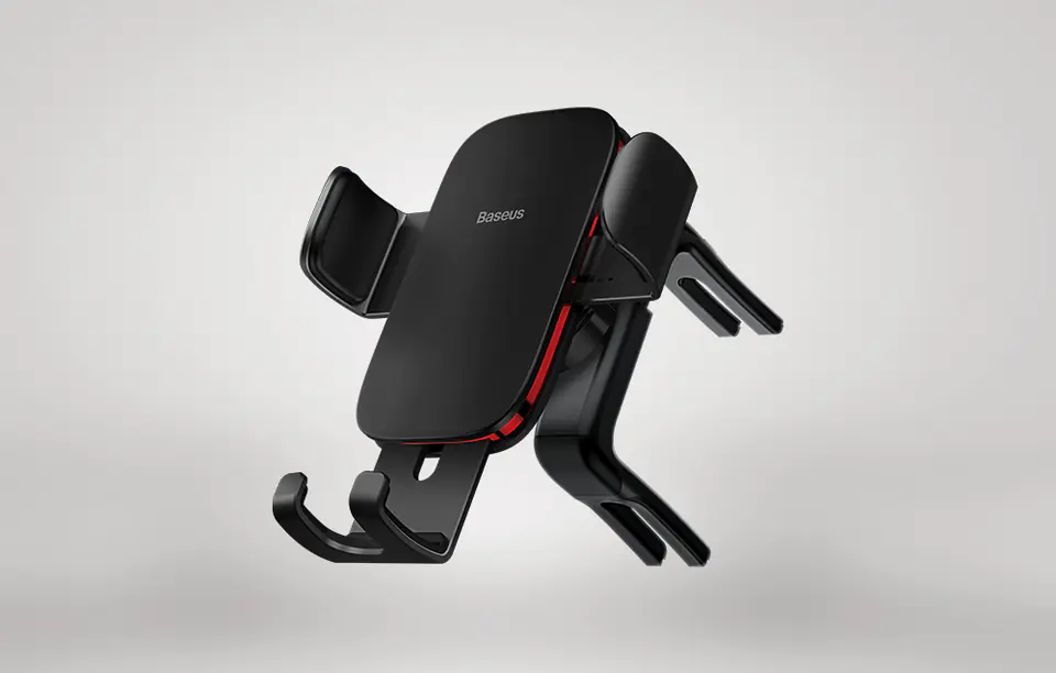 Baseus Metal Age II Gravity Autohalterung für runden Kühlergrill (Schwarz)