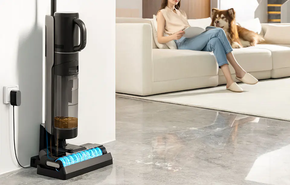 Dreame Intelligent Wireless Steam Floor Scrubber T12 High Temperature Floor  Scrubbing, Roller Brush Welt Suction Mop Cleaning - AliExpress
