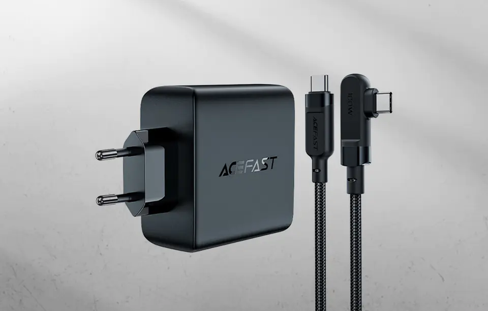 Wall charger Acefast A37 PD 100W GaN 4x USB, (black)