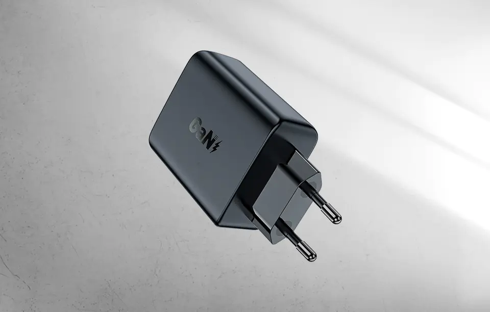 Wall charger Acefast A29 PD50W GAN 2x USB-C 50W (black)