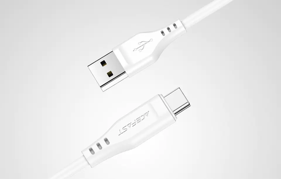 USB to USB-C cable Acefast C3-04 15W, 1.2m (white)