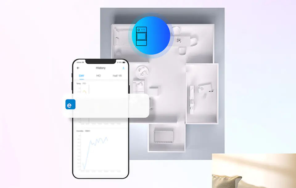 Sonoff TH Elite Wifi transmitter with temperature and humidity measurement function Sonoff THR316D