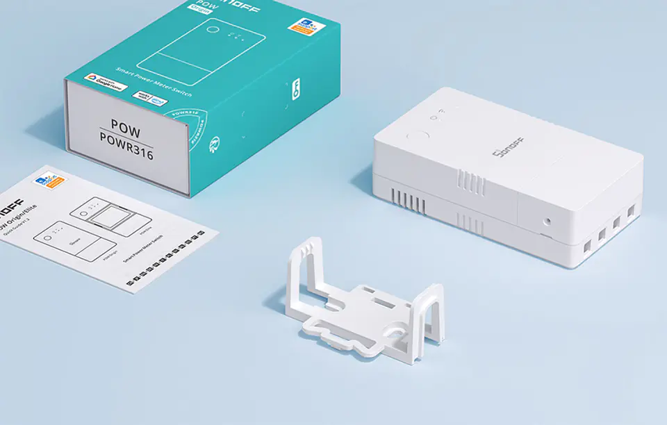 Przełącznik WiFi z funkcją pomiaru prądu Sonoff POWR316 POW Origin