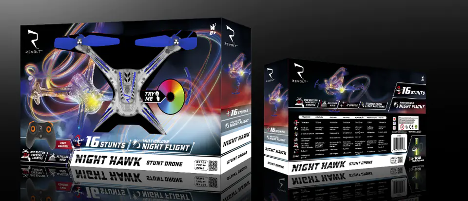 Syma X15T (2.4GHz, gyroscope, auto-start, hover, range up to 30m, 28cm)