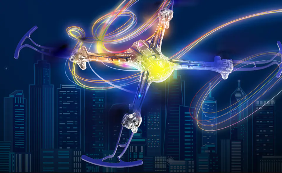 Syma X15T (2.4GHz, gyroscope, auto-start, hover, range up to 30m, 28cm)