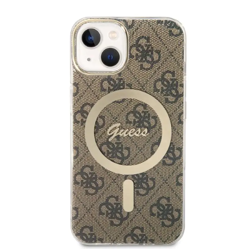 Gucci Iphone 14 Case in Brown