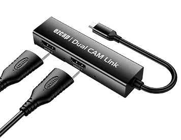 HDMI 2 Channel USB-C Video Grabber Ezcap314 CAM