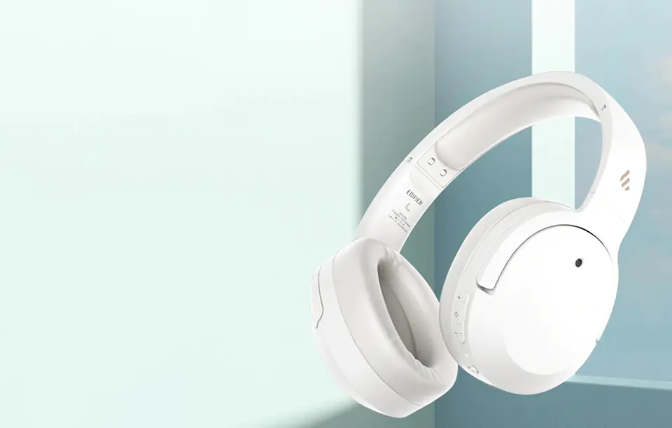 Wireless Headphones Edifier W820NB, ANC (white)