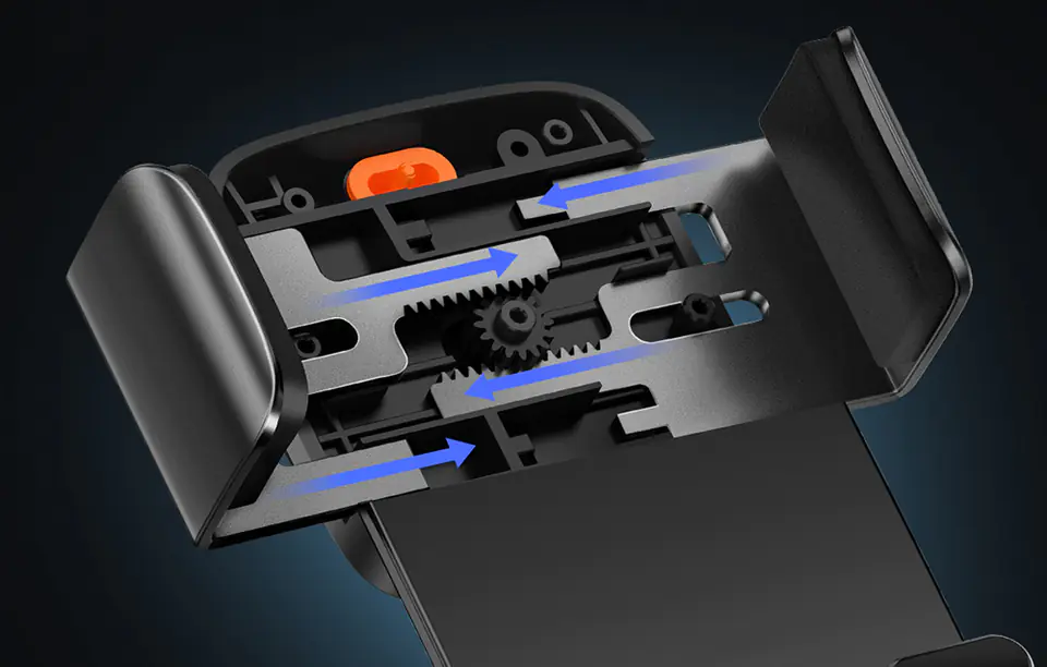 Uchwyt samochodowy Baseus Easy Control Clamp z przyssawką (czarny)