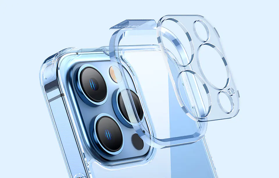 Baseus SuperCeramic Transparent Glass Case & Tempered Glass Protective Kit for iPhone 14 Plus