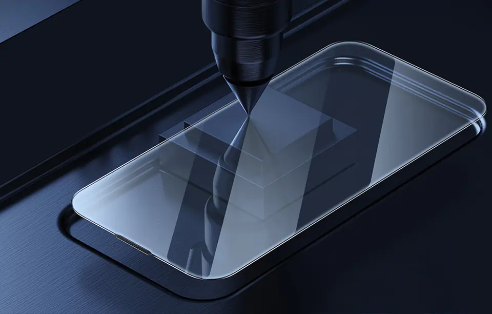 Szkło hartowane z powłoką przeciwpyłową 0.3mm Baseus Crystal do iPhone 14 Pro (2szt)