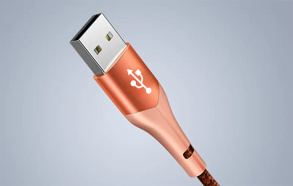 USB to USB-C cable Mcdodo Magnificence CA-7962 LED, 1m (orange)